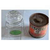 Remington 175th Anniversary jar, empty, 4.5 x 4.5