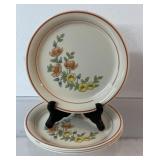4 vintage plates, Corner Stone by Corning, 8.5