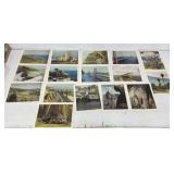 Scenic Grandeur of the West, folio with 16