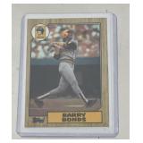 1987 Topps Barry Bonds rookie card #320
