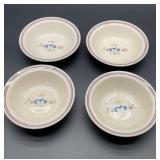4 Newcor Homespun stoneware collection bluebird
