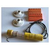 Tools, 2 drill bit organizers, 2 ceiling mount