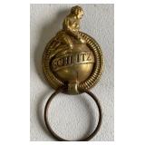 Vintage Schlitz Beer brass-tone collectible back