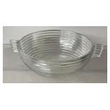 Vintage salad bowl, Manhattan pattern, horizontal