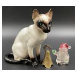 Vintage Shafford Japan seal point Siamese cat