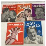 5 Vintage mid 20th century joke books