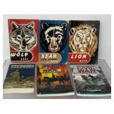 Vintage books, Bear, Wolf, Lion Cub Scout books,
