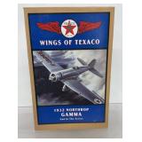 Wings of Texaco Model plane, 1932 Northrop Gamma,