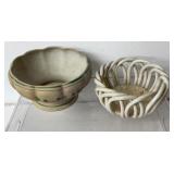 floral bowl 10 x 10 x 5 in, woven