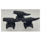 3 miniature anvils, Tandy Leather Mini Anvil
