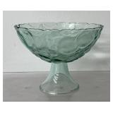 Vintage Libbey Glass Orchard Fruit Green Tinted
