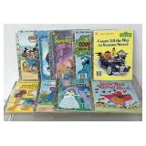 9 vintage childrenï¿½s books, a Little Golden Book,