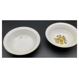 2 vintage porcelain bowls Sunflower by Royal