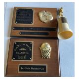 Plaques and trophy, 1998 district 4A Basketball