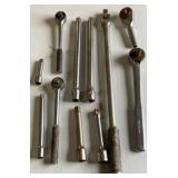 Socket wrenches, vintage Husky and Thorsen socket