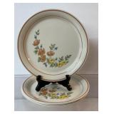 4 vintage plates, Corner Stone by Corning, 10.25