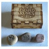 Escaped Runes Fraz Labs box, 4 x 3 x 2 in, 3 rune