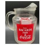 Vintage collectible glass pitcher Coca-Cola