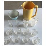 Cups, 8 vintage Anchor Hocking punch cups, 2