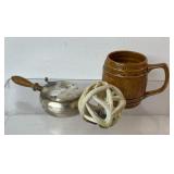 Vintage silver-plated silent butler marked EPC