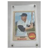 1968 Topps Mickey Mantle baseball card