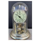 Vintage Elgin Quartz anniversary clock featuring