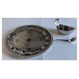 Kitchen items, Vintage silver-plated serving