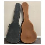 Vintage hard shell guitar cases and accessories,