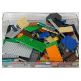 Bag of LEGO parts, plates, assorted parts