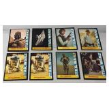 8 Star Wars cards, 1977, Twentieth Century Fox