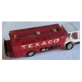 Vintage Texaco toy tanker truck, 23.5 x 7 x 6 in