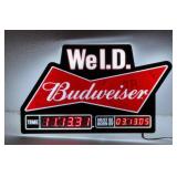 Budweiser We I.D. LED digital display sign,