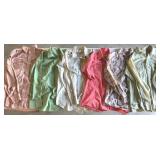 6 button up 2 pocket womenï¿½s shirts, 5 long