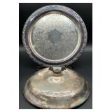 Vintage Oneida Silversmiths silver-plated round