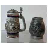 Vintage beer steins, 1979 Avon Car Classics beer