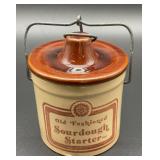 Vintage Old fashioned sourdough starter. 6x5