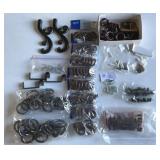 Hooks and curtain/drapery rings, 77 Kirsch wooden