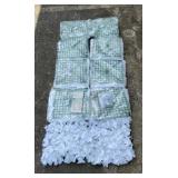 Flower wall backdrop, 10 pieces