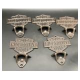 Lot of 5 Harley-Davidson Bar & Shield Wall-Mount