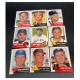 9 Topps baseball archives Ultimate 1953 series,