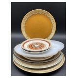 Vintage plates. Canonsburg pottery co.