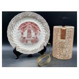 Collectible souvenir plate Wasatch Presbyterian