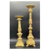 Elements candlesticks, tallest is 22 inches