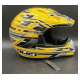 HJC CL-X4 effect yellow and black motocross dirt