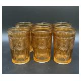Kate Aspen Vintage Textured Amber 13 oz. drinking