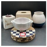 3 Handcrafted in India 8in Trivet. One is missing