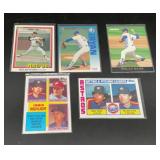 5 Nolan Ryan baseball cards