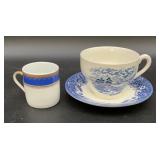 Vintage English teacup and saucer, Holsted House