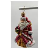 Christopher Radko Santa Claus glass Christmas