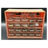 Crafts storage cabinet 22 drawers, screws, nails,